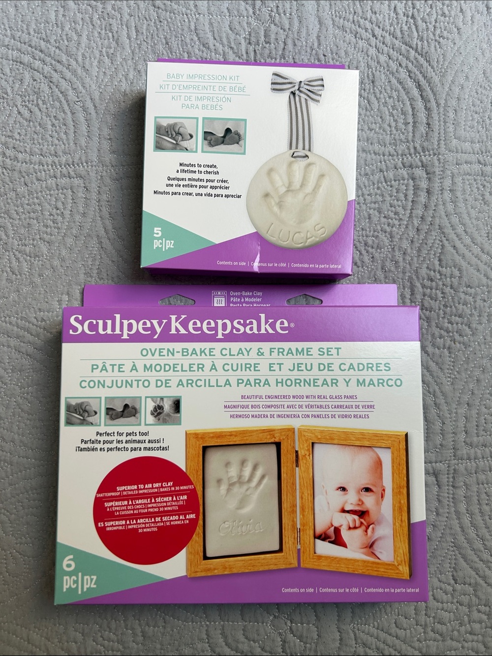 Oven-Bake Clay & Frame Set